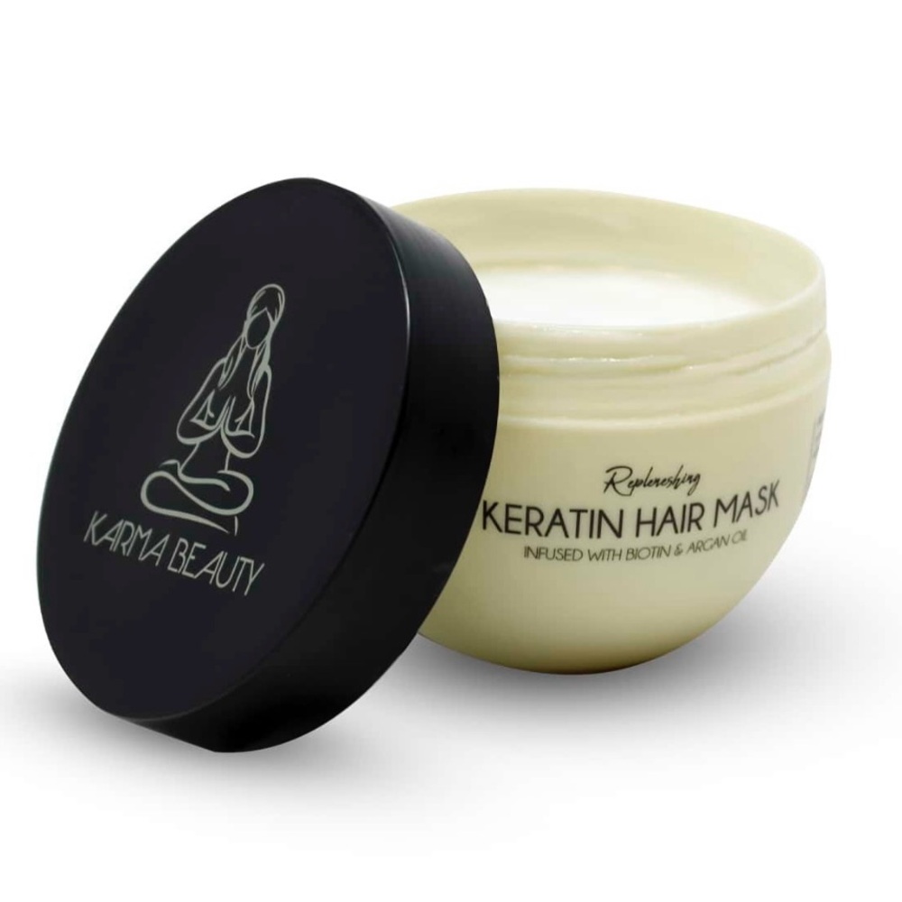 New- Keratin Hair Mask Infused With Biotin And Argan Oil